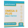 Patchvana Omega 3 Patch for Women & Men, 1 Month Supply, 30 Patches - TrustMedUSA