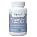 Pattern Wellness Magnesium Complex – Supports Muscle, Bone & Relaxation Health – with Zinc & Vitamin D – Daily Support Formula – 60 Vegan Capsules - TrustMedUSA