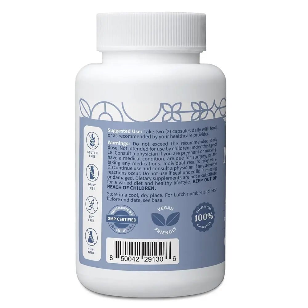 Pattern Wellness Magnesium Complex – Supports Muscle, Bone & Relaxation Health – with Zinc & Vitamin D – Daily Support Formula – 60 Vegan Capsules - TrustMedUSA