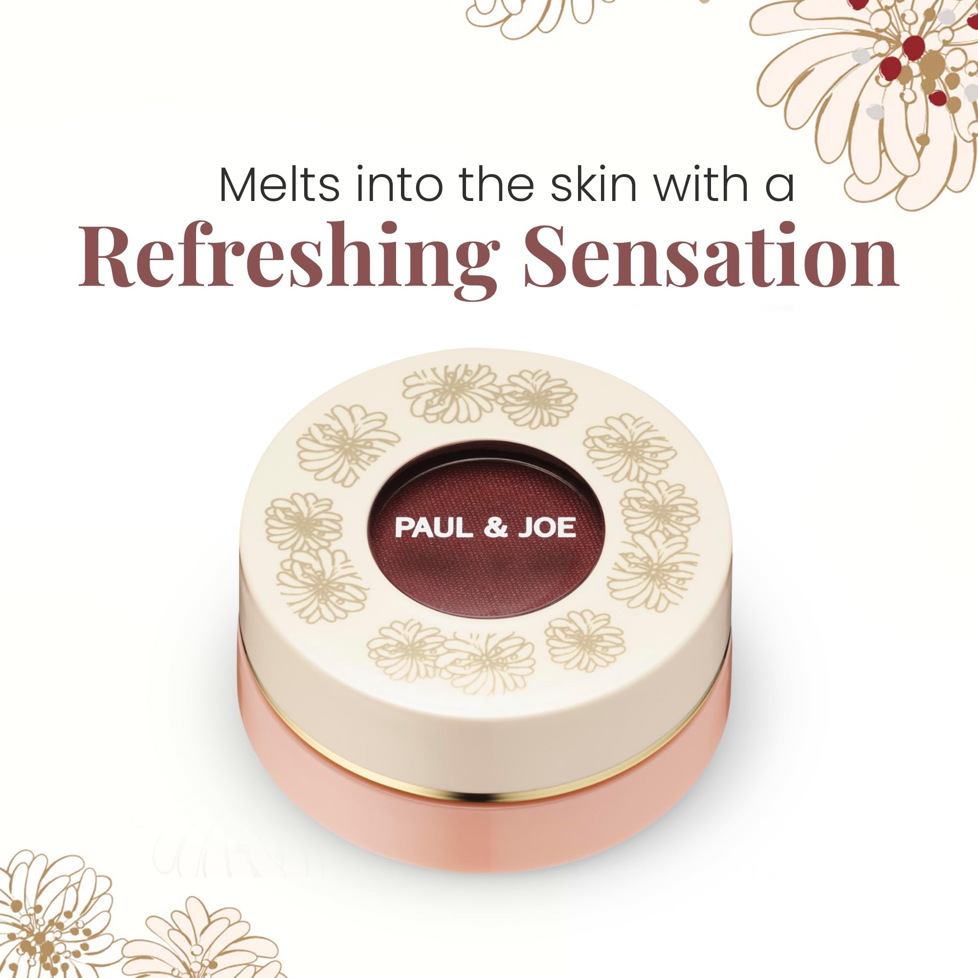 Paul & Joe Gel Blush, Bright and Buildable Blush Makeup, Water-Based Gel Makeup Blush with Hydrating Oils for Dewy, Radiant Finish, Garnet and Wine Red Cheek Tint, 05 Sommeliere, 0.71 oz - TrustMedUSA