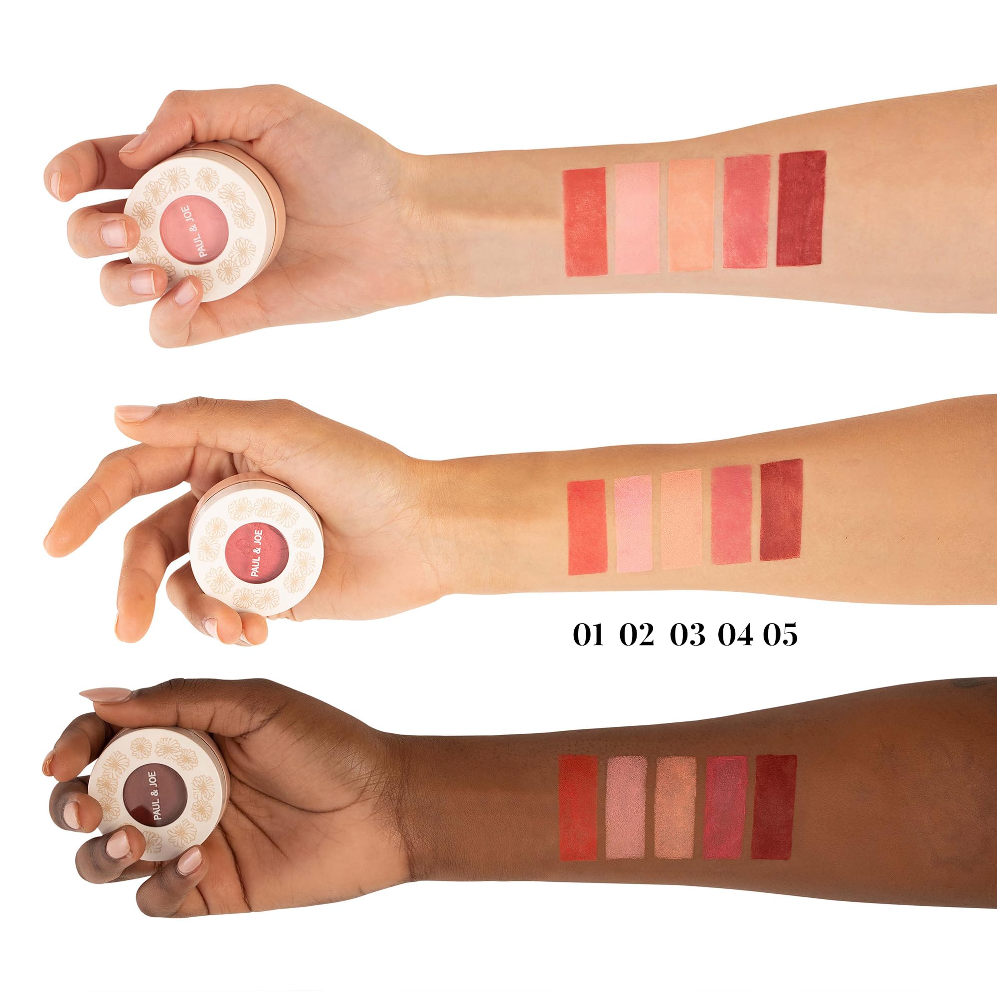 Paul & Joe Gel Blush, Bright and Buildable Blush Makeup, Water-Based Gel Makeup Blush with Hydrating Oils for Dewy, Radiant Finish, Garnet and Wine Red Cheek Tint, 05 Sommeliere, 0.71 oz - TrustMedUSA