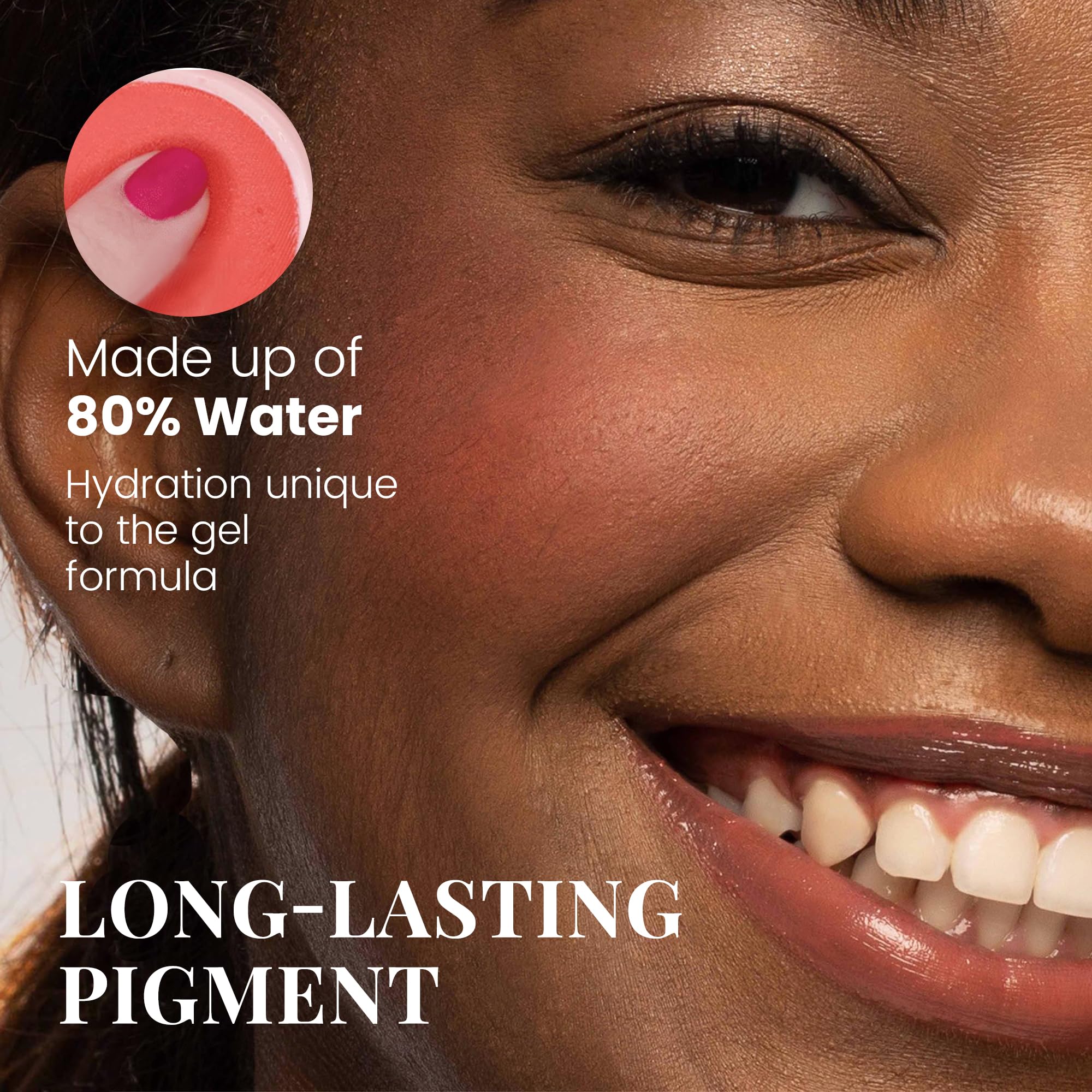 Paul & Joe Gel Blush, Bright and Buildable Blush Makeup, Water-Based Gel Makeup Blush with Hydrating Oils for Dewy, Radiant Finish, Garnet and Wine Red Cheek Tint, 05 Sommeliere, 0.71 oz - TrustMedUSA