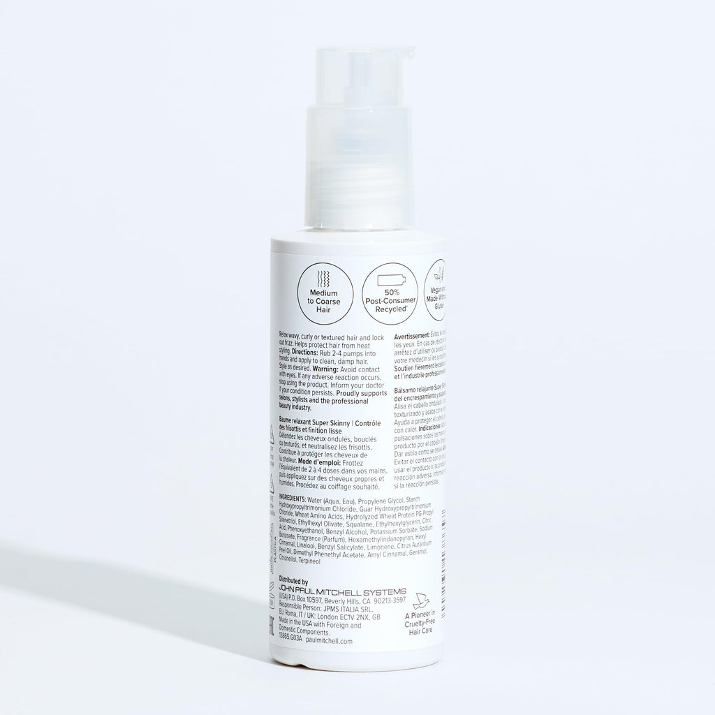 Paul Mitchell Super Skinny Relaxing Balm, Frizz Control For Wavy, Curly or Textured Hair, 5.1 fl oz - TrustMedUSA