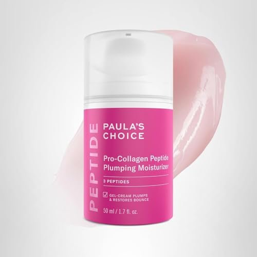 Paula's Choice Pro-Collagen Peptide Plumping Face Moisturizer, Daily Gel Face Cream for Deep Lightweight Hydration, Wrinkles & Loss of Firmness, Fragrance-Free, 1.7 Fl Oz - TrustMedUSA