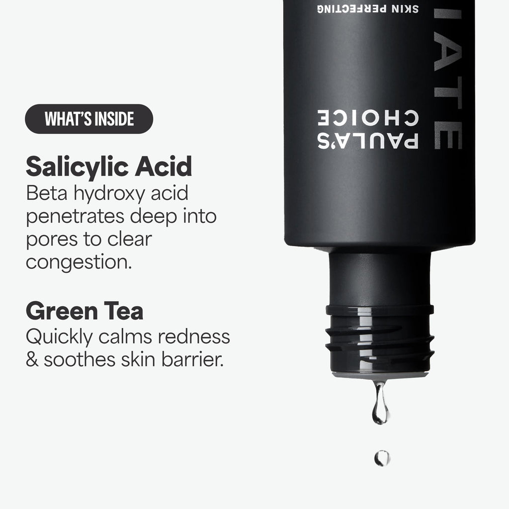Paulas Choice - SKIN PERFECTING 2% BHA Liquid Salicylic Acid Exfoliant - Facial Exfoliant for Blackheads, Enlarged Pores, Wrinkles & Fine Lines, 4 oz Bottle - TrustMedUSA