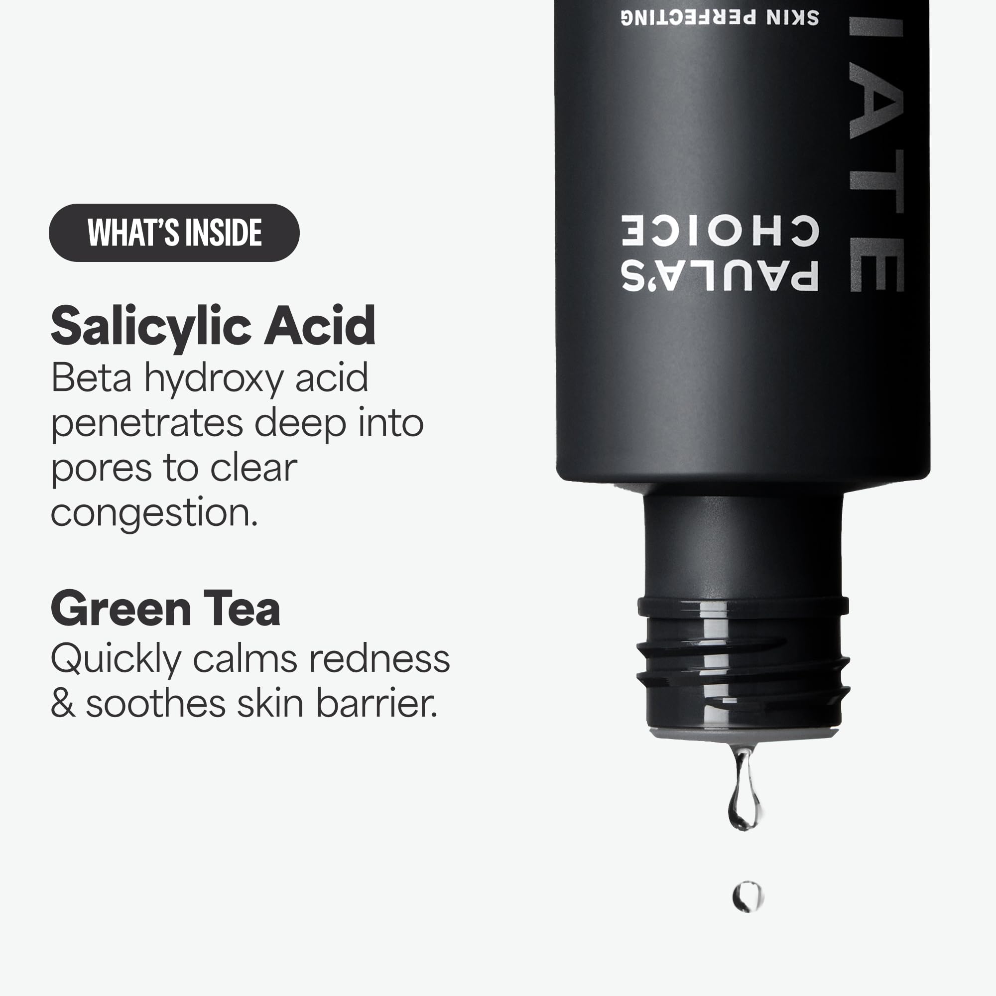 Paulas Choice - SKIN PERFECTING 2% BHA Liquid Salicylic Acid Exfoliant - Facial Exfoliant for Blackheads, Enlarged Pores, Wrinkles & Fine Lines, 4 oz Bottle - TrustMedUSA