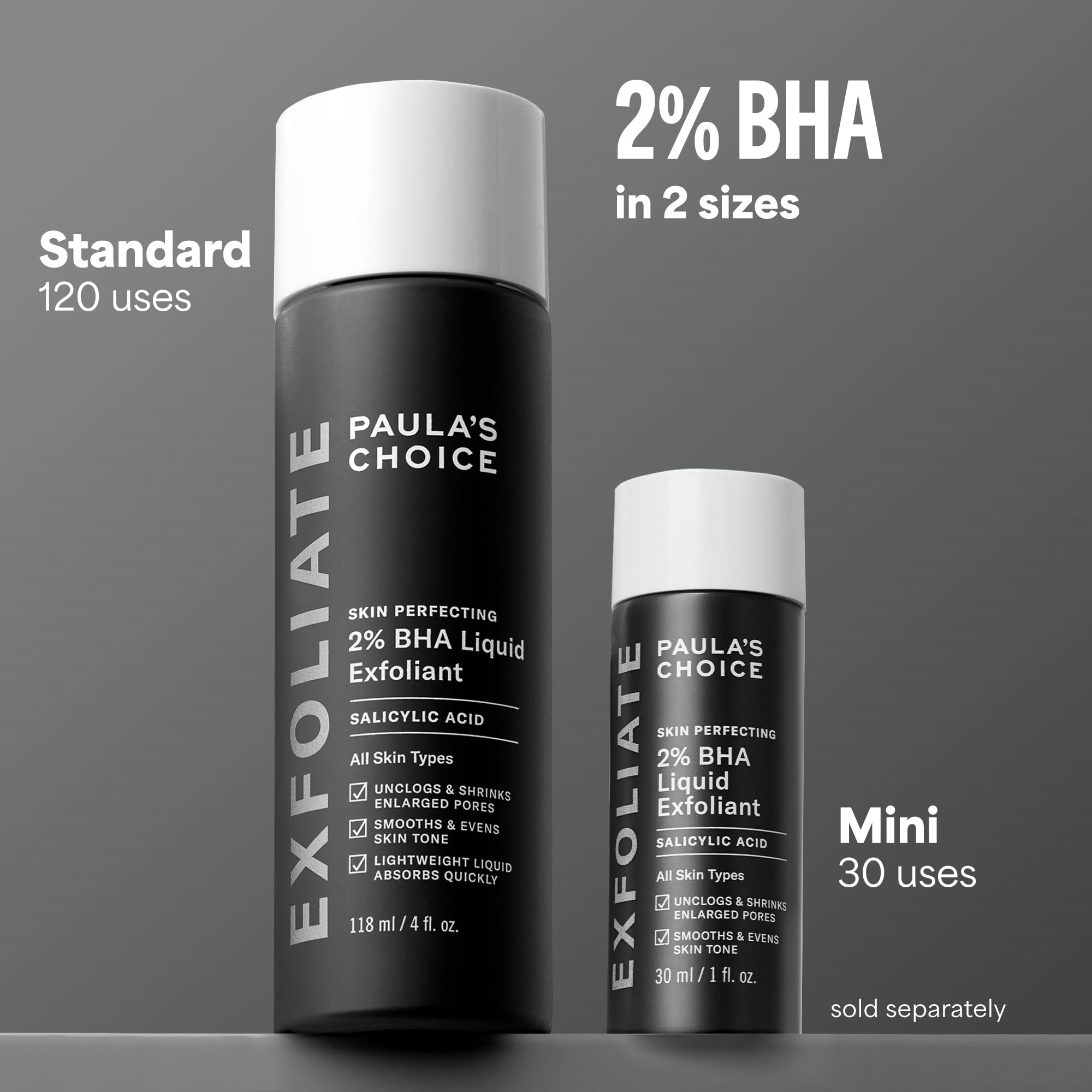 Paulas Choice - SKIN PERFECTING 2% BHA Liquid Salicylic Acid Exfoliant - Facial Exfoliant for Blackheads, Enlarged Pores, Wrinkles & Fine Lines, 4 oz Bottle - TrustMedUSA