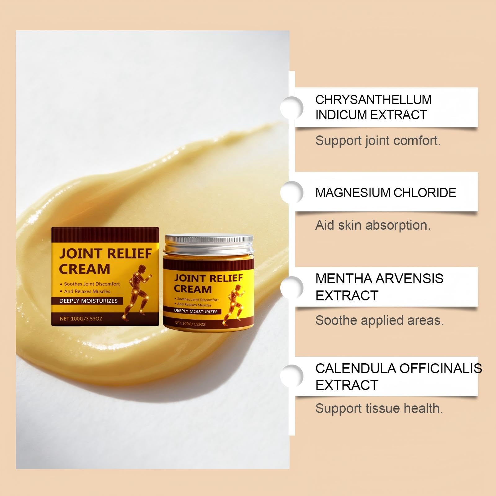Paulist Massage Moisturizing and Soothing Cream for Daily Use Supports Mobility & Flexibility Soothing Muscle Rub Non-Greasy Fast Absorbing Moisturizer,1can - TrustMedUSA