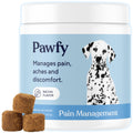 Pawfy Advanced Pain Management - Essential Vitamins & Supplements with Omega 3 |Joint Supplement for Dogs - Supports Hip & Joint Health for Small, Medium, Large Breeds | 30 Fast-Acting Chews - TrustMedUSA