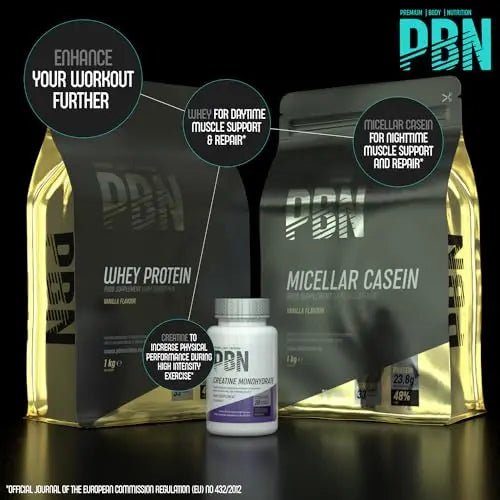 PBN - Premium Body Nutrition Micellar Casein Vanilla 1kg Pouch - TrustMedUSA