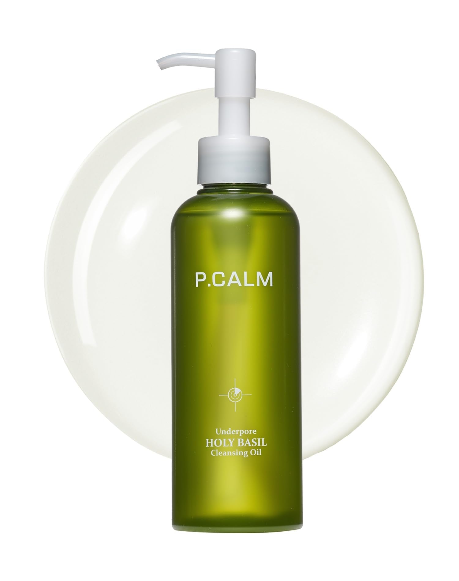 P.CALM Underpore Holy Basil Cleansing Oil – Holy Basil & Tea Tree for Deep Pore Cleansing, Blackhead Removal, and Makeup Removal, Korean Skincare (190ml / 6.42 fl.oz) - Maple Wellness Supplements