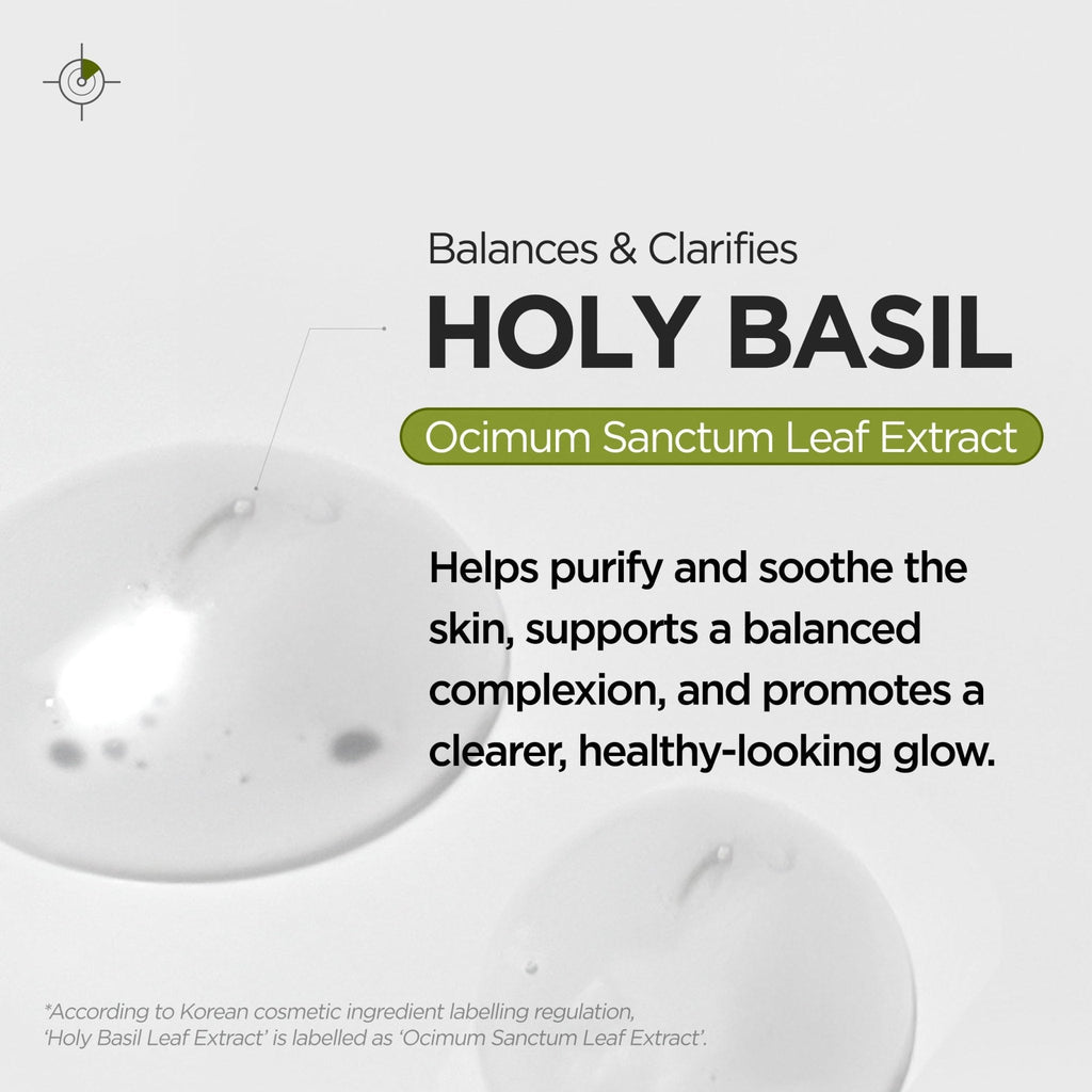 P.CALM Underpore Holy Basil Cleansing Oil – Holy Basil & Tea Tree for Deep Pore Cleansing, Blackhead Removal, and Makeup Removal, Korean Skincare (190ml / 6.42 fl.oz) - Maple Wellness Supplements