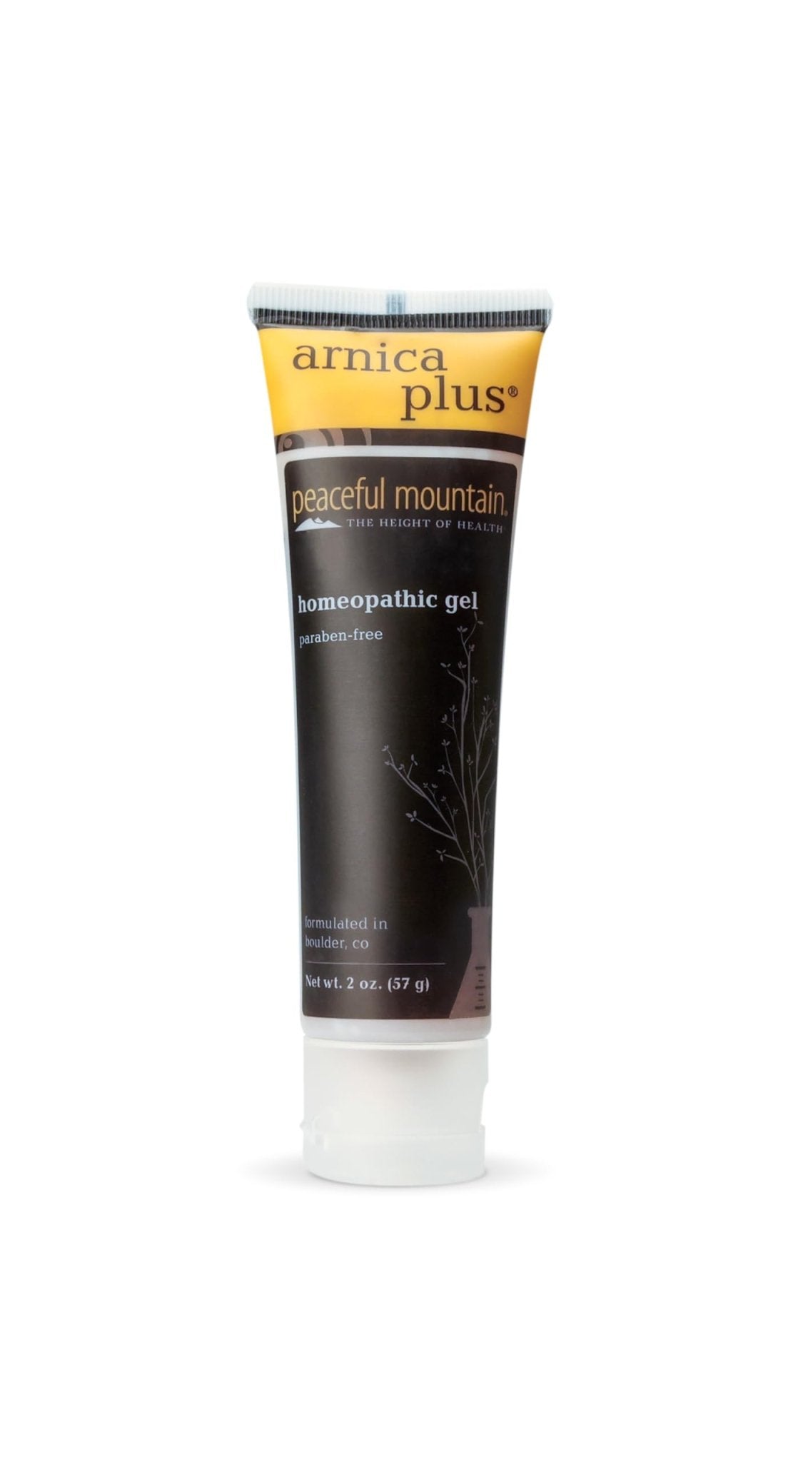 Peaceful Mountain Arnica Plus Homeopathic Gel - Natural Homeopthic Gel for Sore or cramping Muscles - 2oz - TrustMedUSA