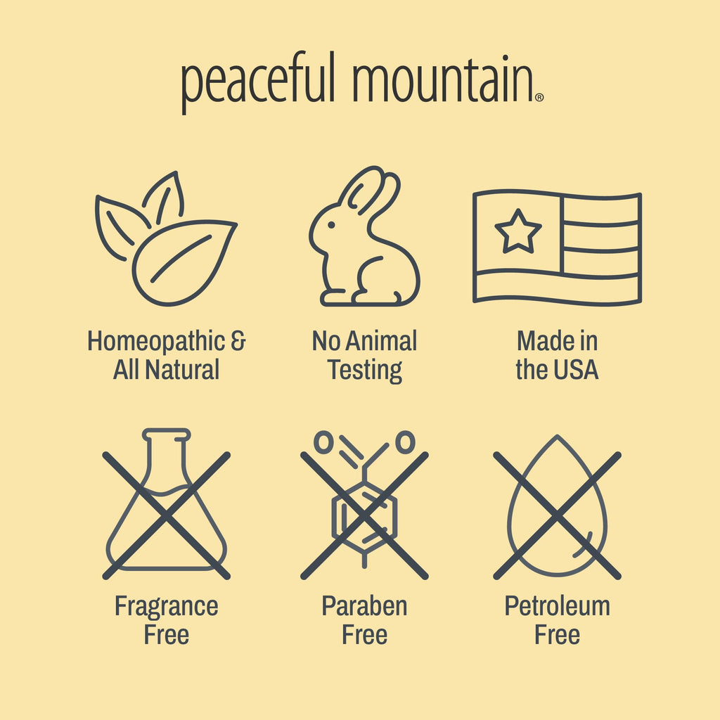 Peaceful Mountain Arnica Plus Homeopathic Gel - Natural Homeopthic Gel for Sore or cramping Muscles - 2oz - TrustMedUSA