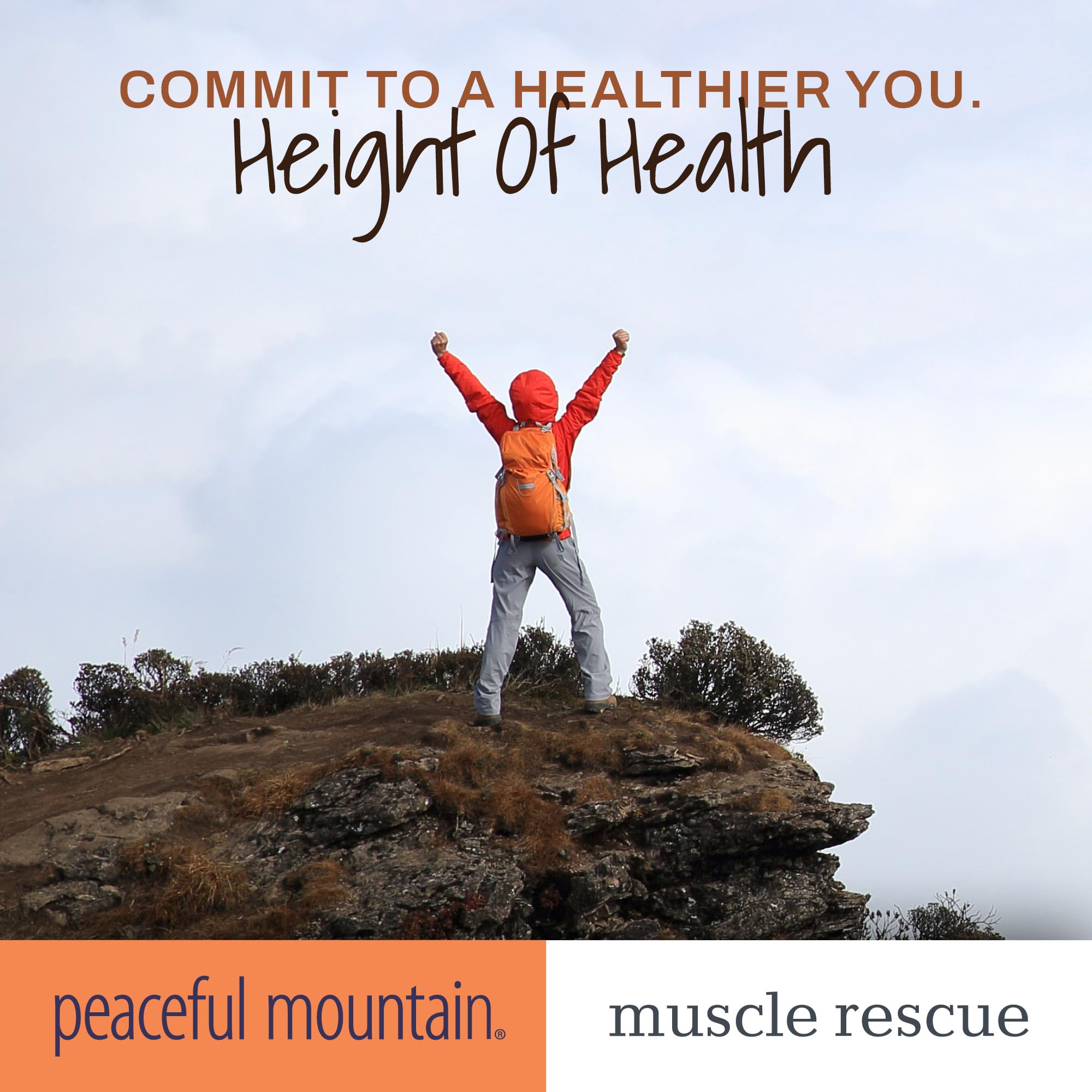 Peaceful Mountain Muscle Rescue Homeopathic Gel - for Muscle discomfort with Arnica and Comfrey - 2oz - TrustMedUSA