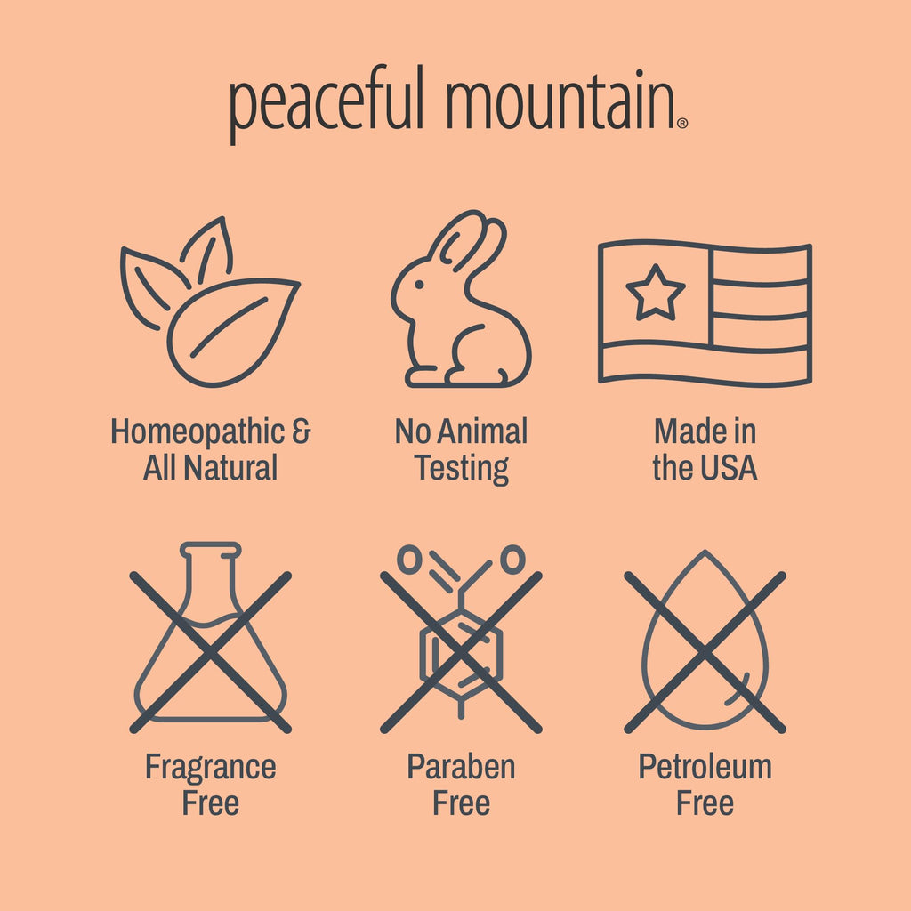 Peaceful Mountain Muscle Rescue Homeopathic Gel - for Muscle discomfort with Arnica and Comfrey - 2oz - TrustMedUSA