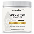 Peacock Max Colostrum Powder – 60g (30 Servings), Unflavored Bovine Colostrum Supplement, Superfood for Hair, Skin & Gut Health, Gluten-Free, Non-GMO - TrustMedUSA