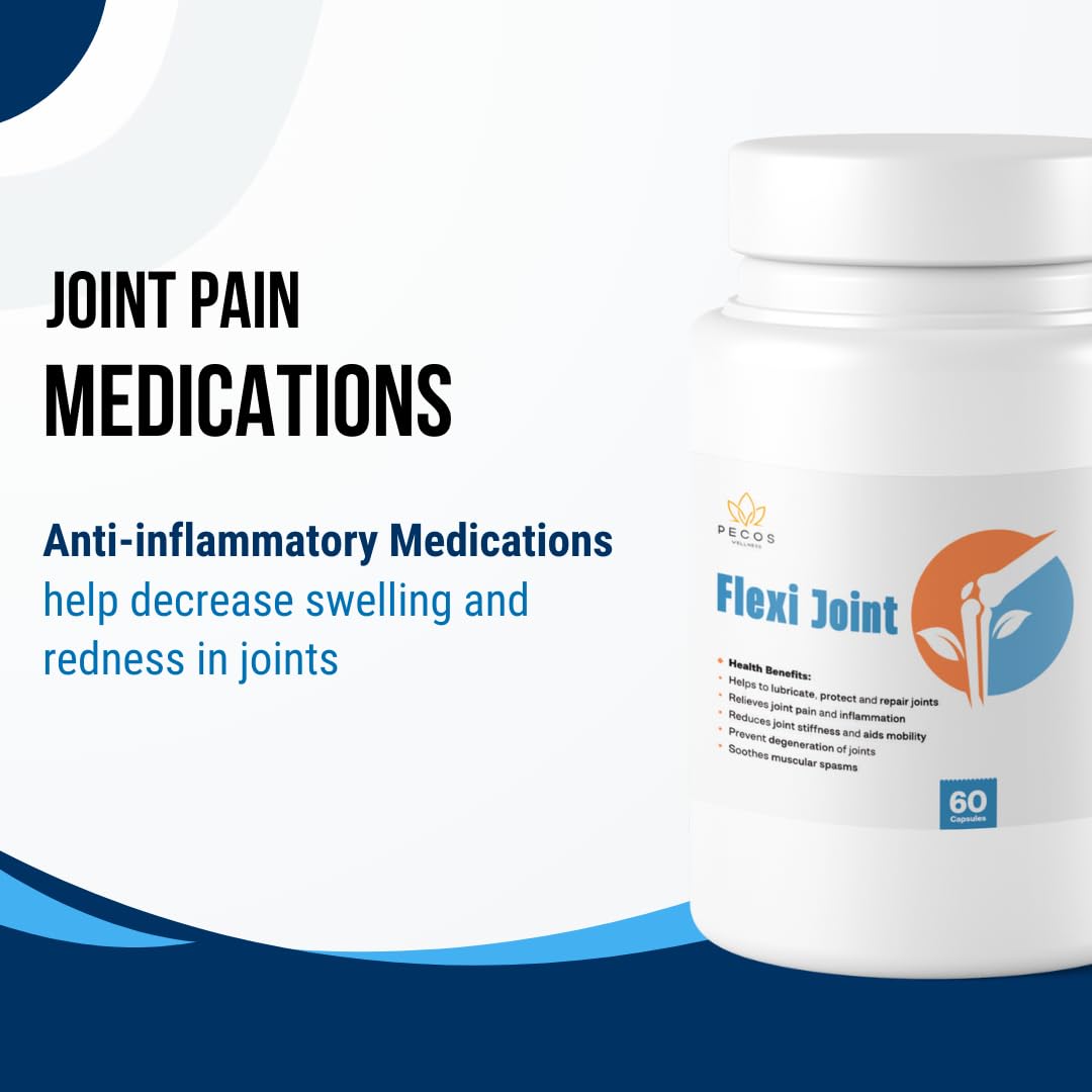 PECOS WELLNESS Flexi Joint Supplement for Joint Health, 60 Capsules, Supports Mobility and Joint Protection - TrustMedUSA