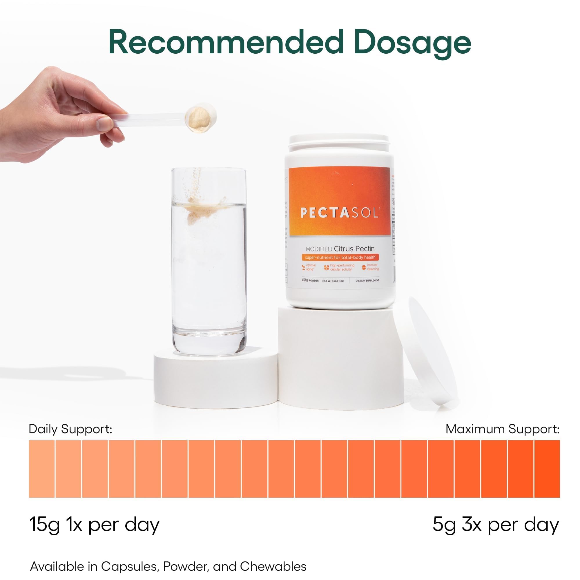 PectaSol Modified Citrus Pectin – 454g Powder – Total-Body Health Supplement to Support the Heart, Immune System, Inflammation Response & Healthy Aging + Maintain Healthy Galectin-3 Levels - TrustMedUSA