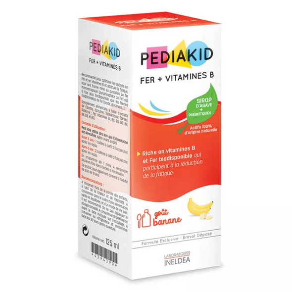Pediakid Iron + vitamin B syrup children 125 ml - TrustMedUSA