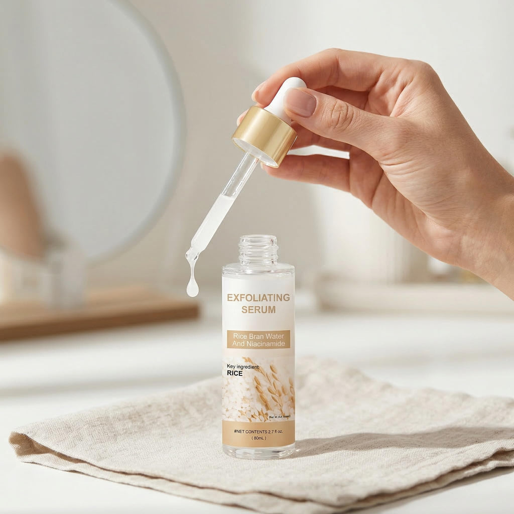 Peel Shot Glow Rice Ampoule Duo – Peel Shot Serums with White Rice Extract, BHA, Niacinamide & Hyaluronic Acid – Exfoliating, Moisturizing, Blackhead Remover & Pore Refining (White) - Maple Wellness Supplements