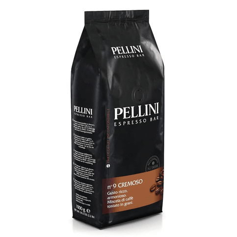 Pellini No.9 Cremeso Roasted Coffee Beans 1Kg - TrustMedUSA
