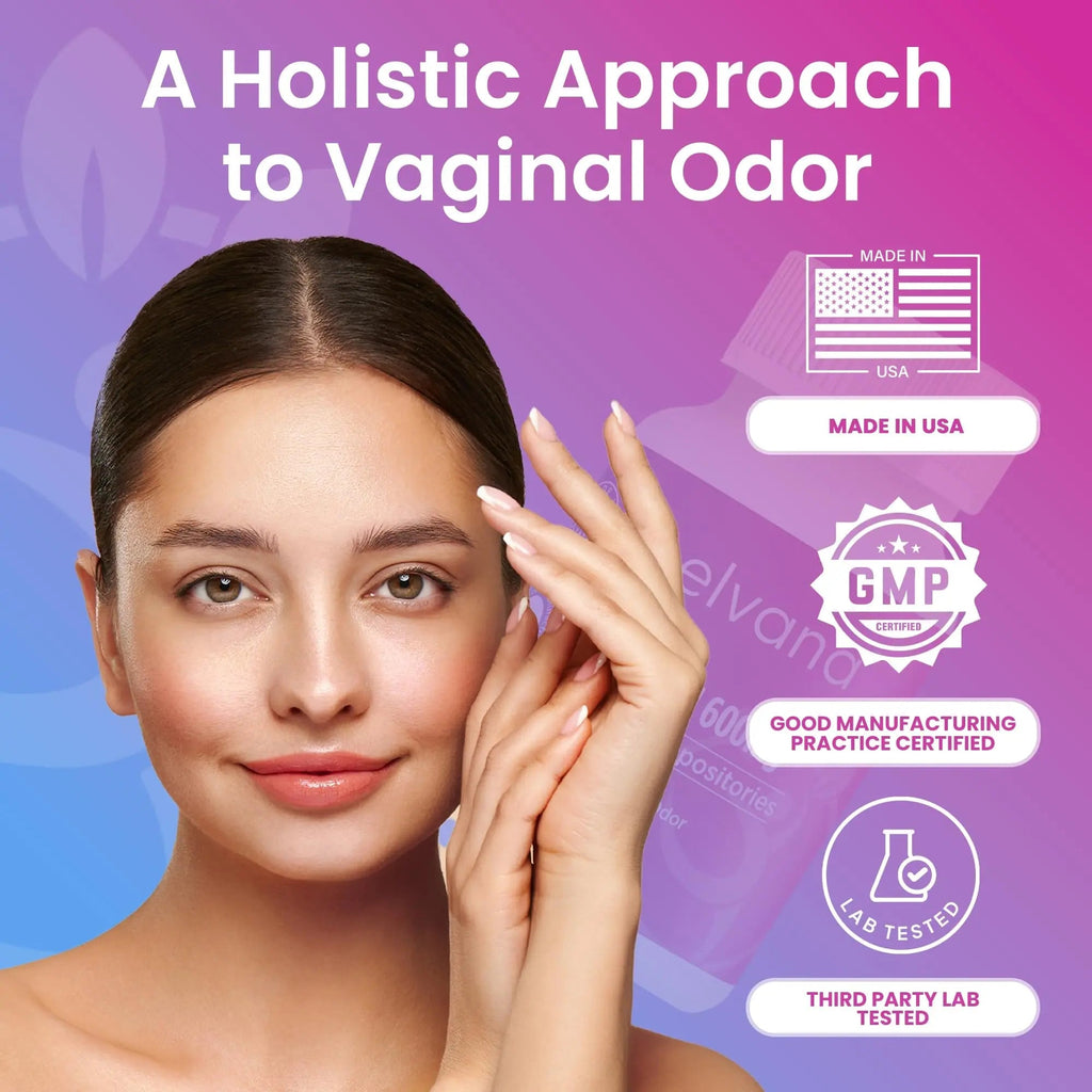 Pelvana Boric Acid Suppositories for Women - 30 Count - 600mg Boric Acid Capsules for Vaginal Odor Use - TrustMedUSA
