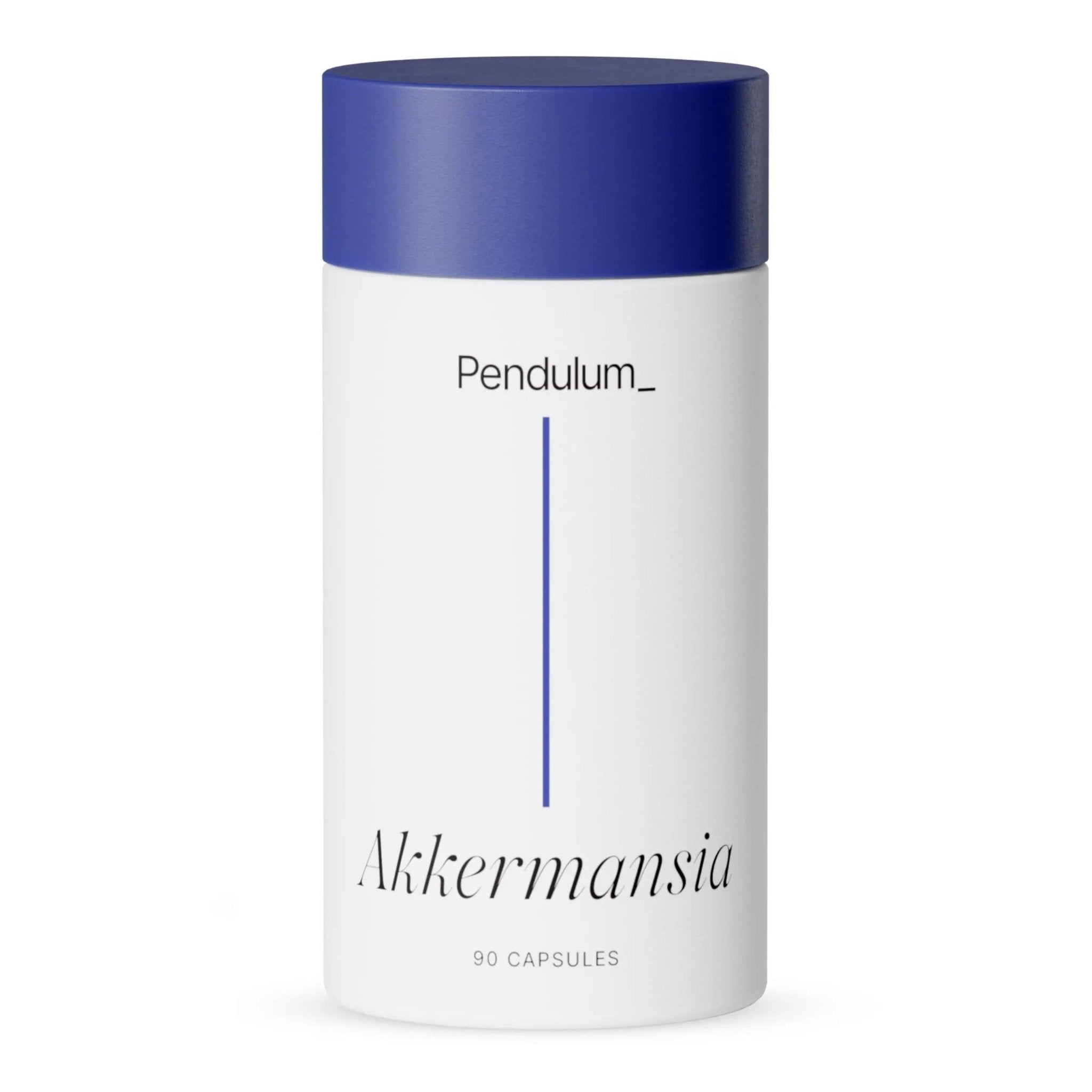 Pendulum Akkermansia Probiotic with Prebiotic Fiber - Delayed Release Capsules, Third-Party Tested, Authentic 100M AFU Live Strain for Gut Health - TrustMedUSA