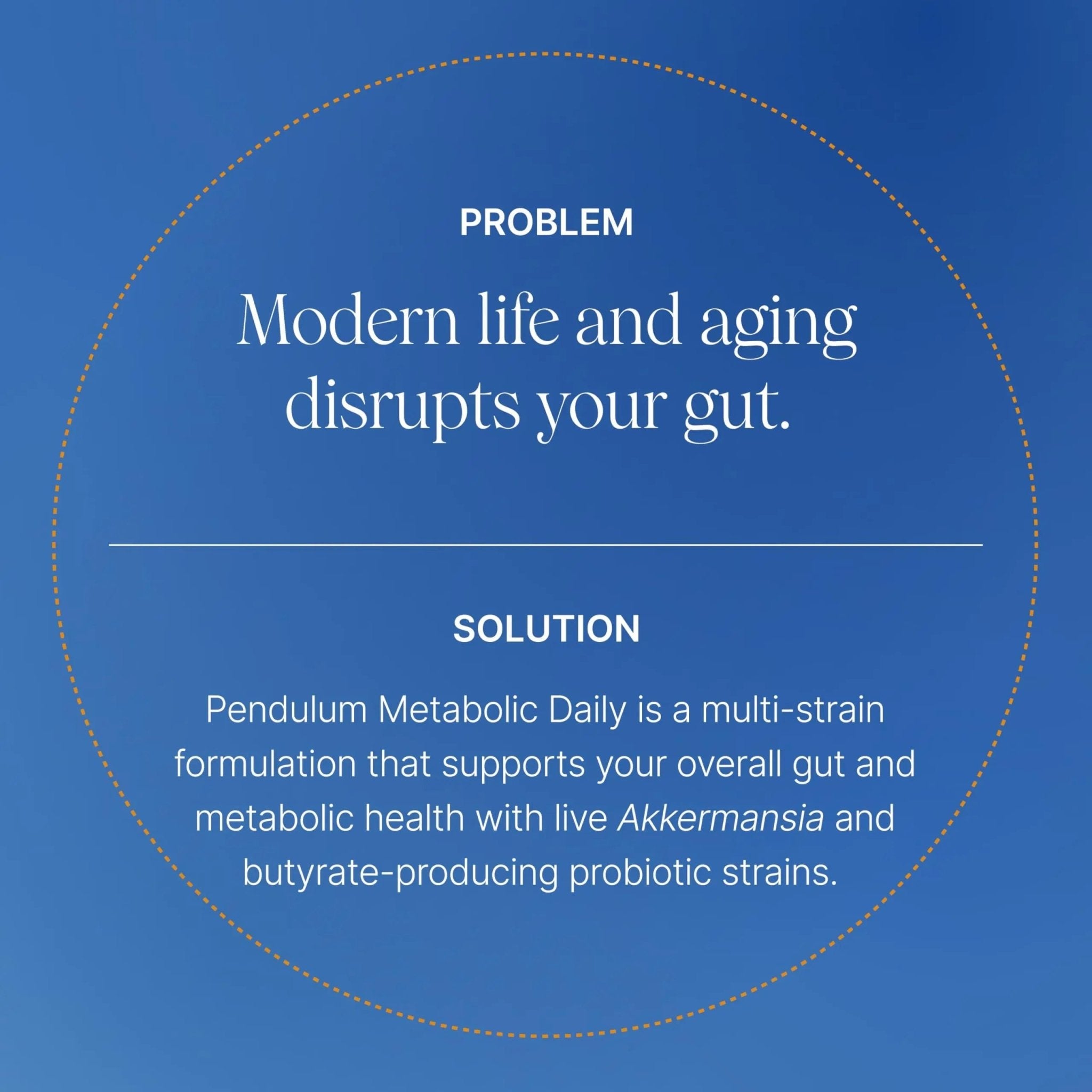 Pendulum Metabolic Daily - Multi-Strain Probiotic with Akkermansia muciniphila to Support Metabolism and Sustain Energy Levels - TrustMedUSA
