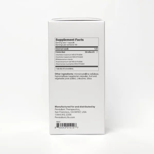 Pendulum Metabolic Daily - Multi-Strain Probiotic with Akkermansia muciniphila to Support Metabolism and Sustain Energy Levels - for Women and Men - 90 Capsules (1 Pack) - TrustMedUSA