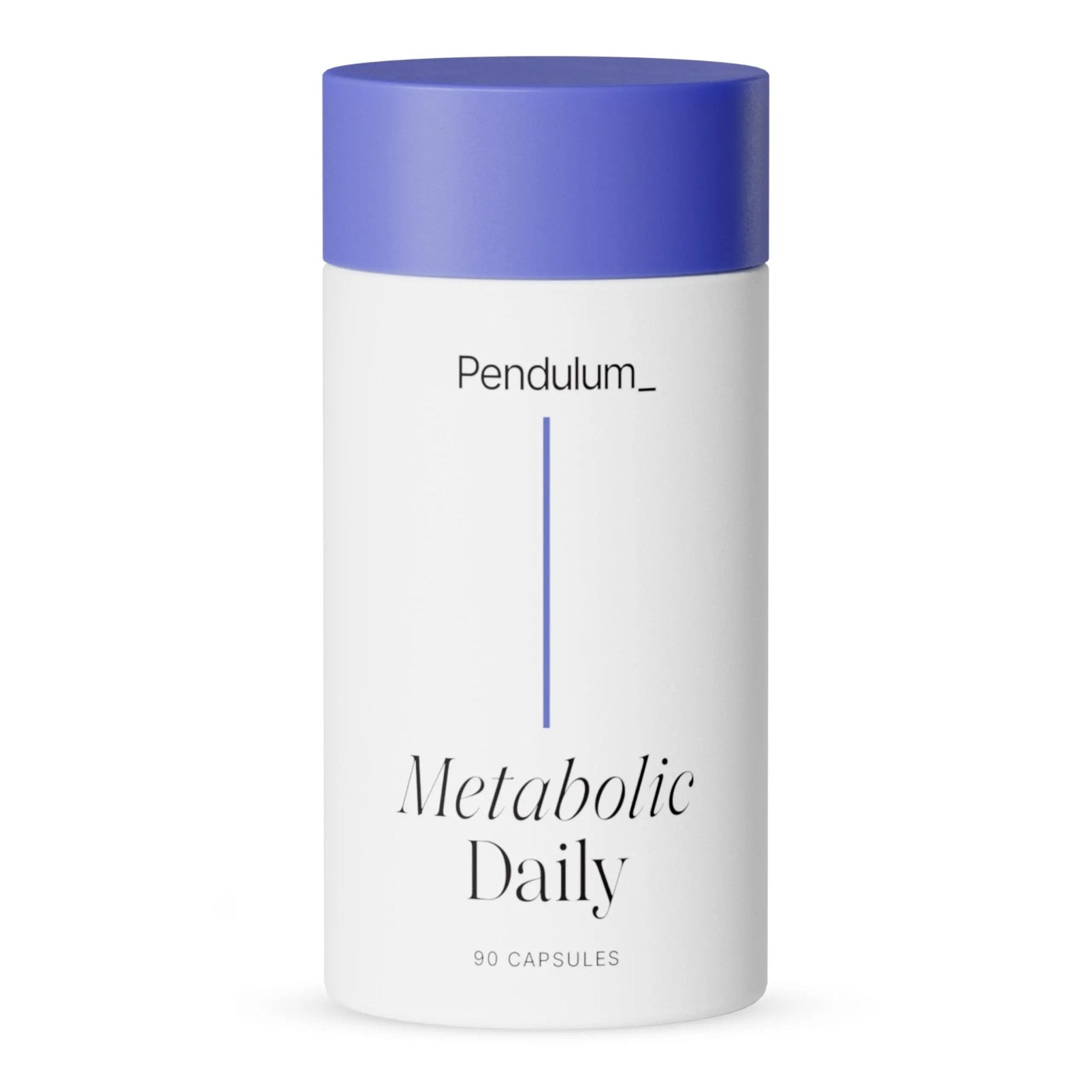 Pendulum Metabolic Daily - Multi-Strain Probiotic with Akkermansia muciniphila to Support Metabolism and Sustain Energy Levels - for Women and Men - 90 Capsules (1 Pack) - TrustMedUSA