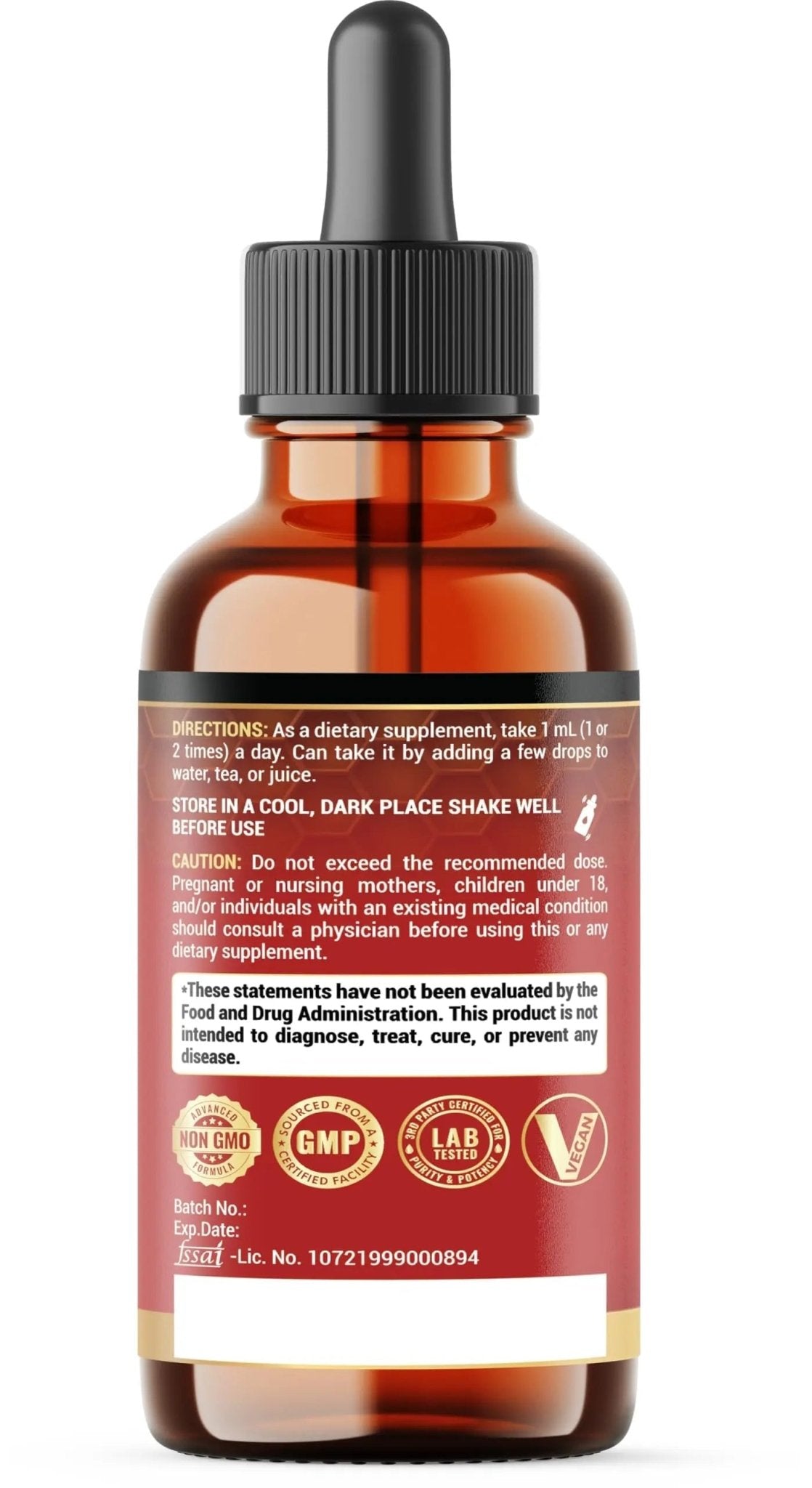 Penhoment 6in1 Sea Moss Drops with Black Seed Oil Irish Seamoss, Ashwagandha, Burdock Root & Bladderwrack - 1FL Oz - 30 Day Supply - TrustMedUSA