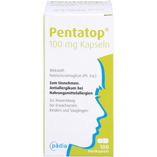 Pentatop 100 mg hard capsules, 100 pcs - for food allergies - TrustMedUSA