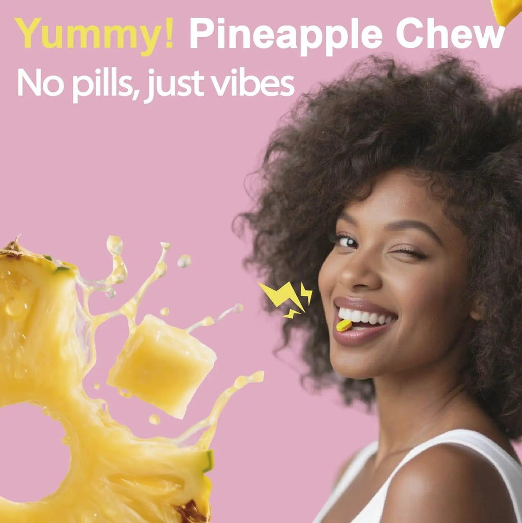 Pentavite She Charge Multivitamin for Women, Pineapple Tropical Chew, Daily Vitamin Supplements with Folate, Support Energy, Calm & Focus, Skin Defense and Cycle - TrustMedUSA