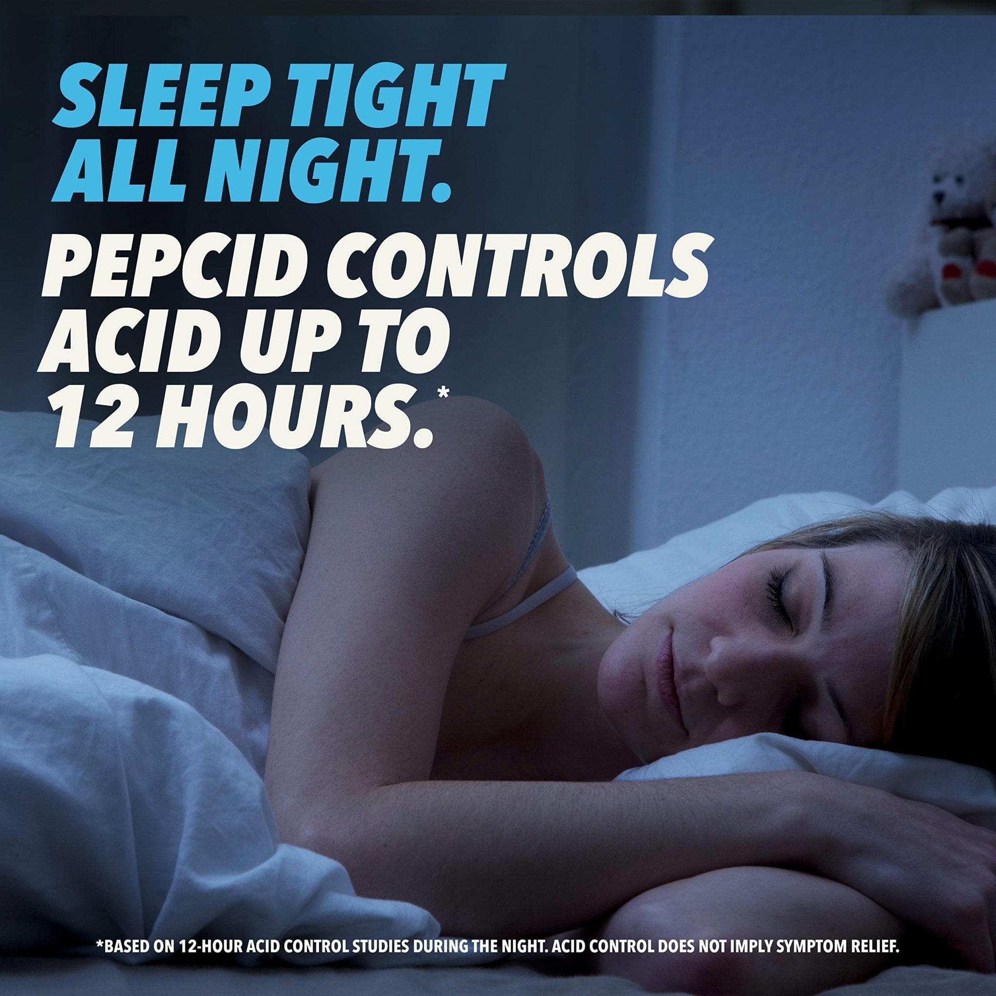 Pepcid AC Original Strength Heartburn Relief Tablets, OTC Medicine Prevents & Relieves Heartburn & Acid Reflux Due to Acid Indigestion, 10mg Famotidine Acid Reducer, Fast-Acting, 90 ct - Maple Wellness Supplements