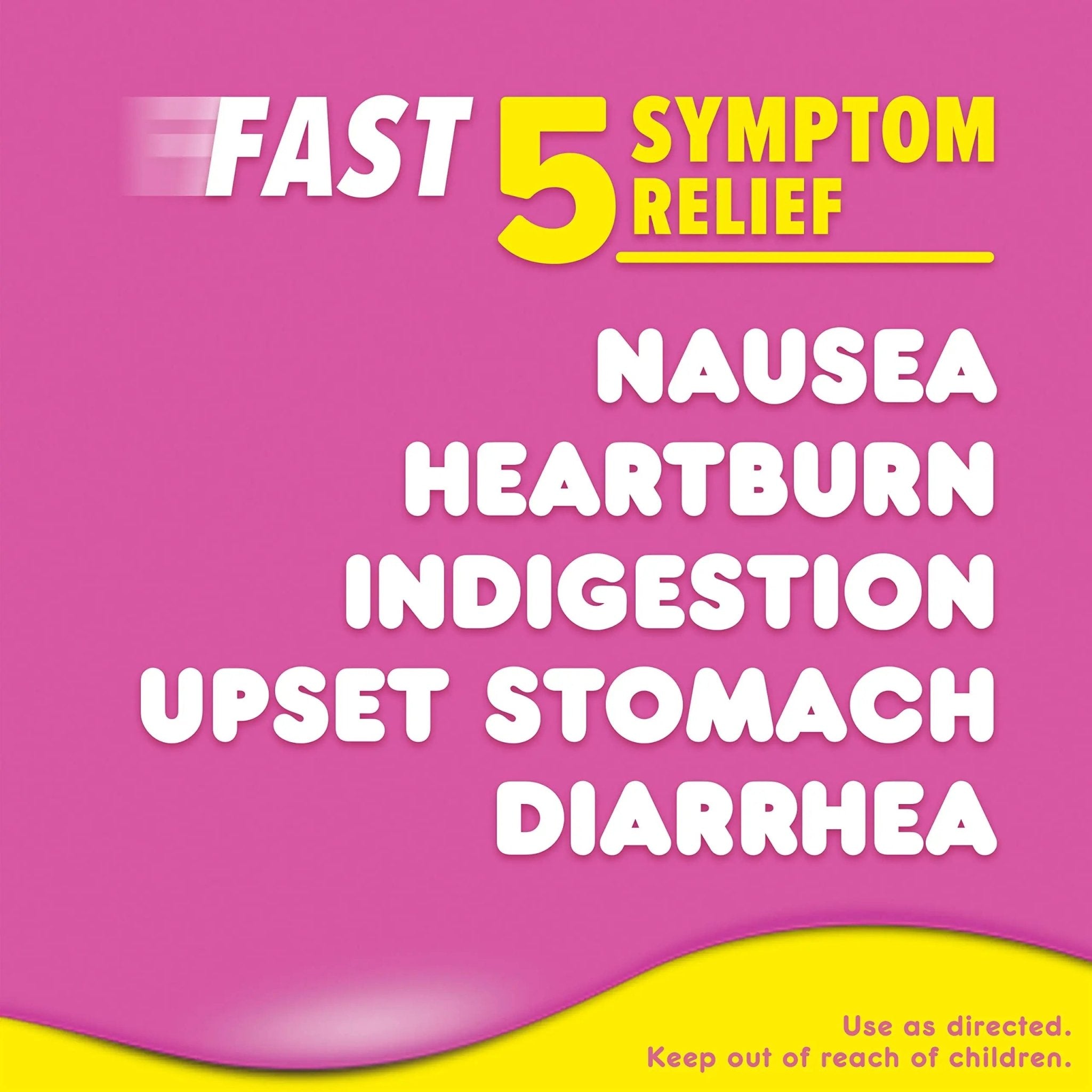 Pepto Bismol Liquicaps, Upset Stomach Relief, Nausea Relief, Heartburn Relief, Indigestion Relief, Anti Diarrhea Medication for Adults - 5 Symptom Fast Relief, No Flavor, 48 ct - TrustMedUSA