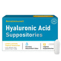 Peralpow Hyaluronic Acid Vaginal Suppositories 10 mg for Women | Vaginal Moisturizer for Dryness, Itching & Irritation | Menopause & Intimate Care with Coconut Fatty Acids | Estrogen Free, 12 Count - TrustMedUSA