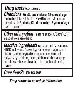 Percogesic Aspirin Free Pain Relief Tablets, Extra Strength, Acetaminophen and Diphenhydramine, 40 ct (Pack of 1) - TrustMedUSA