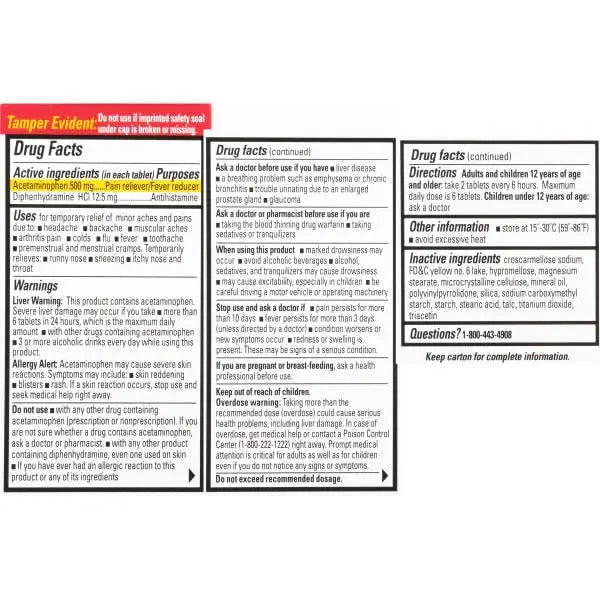 Percogesic Extra Strength Pain Relief | Aspirin Free Dual Action Relief | 40 Coated Caplets (3 Pack) - TrustMedUSA