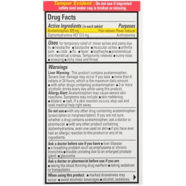 Percogesic Original Pain Relief | Aspirin Free Fast Acting Relief | 90 Coated Caplets (4 Pack) - TrustMedUSA