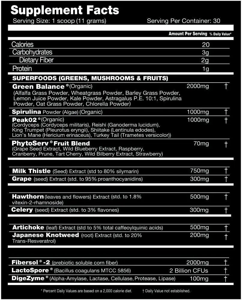 Performax Labs PhytoactivMax Active Greens Powder Wellness and Performance Matrix | Phytonutrients – Overall Health | 30 Servings (Strawberry Pineapple) - TrustMedUSA