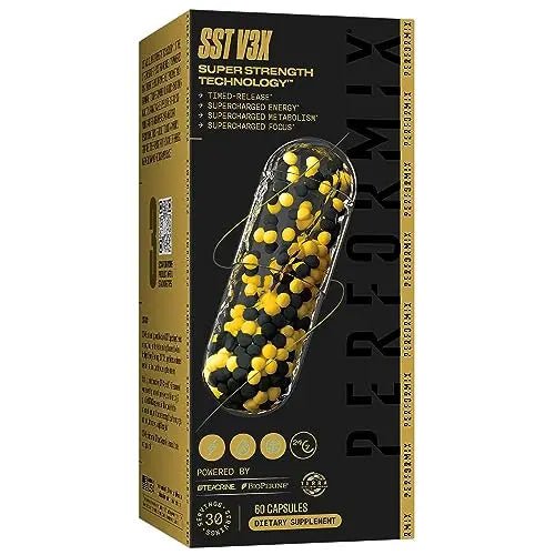 PERFORMIX - SST V3X - Pre Workout - 350 mg Caffeine - Energy Supple - TrustMedUSA