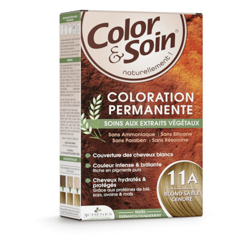 Permanent hair dye 11A sandy ash blond Color&Soin LES 3 CHENES - TrustMedUSA