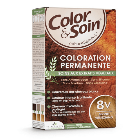 Permanent hair dye 8V venziano blond Color&Soin LES 3 CHENES - TrustMedUSA