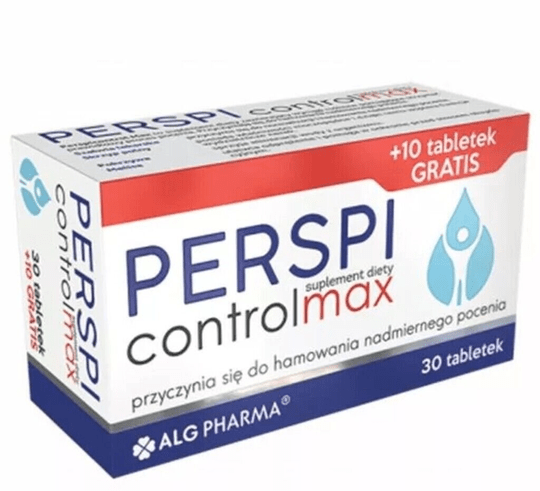 Perspicontrol Max 30 tabs + 10 tabs FREE, heavy sweating PERSPI-CONTROL - TrustMedUSA