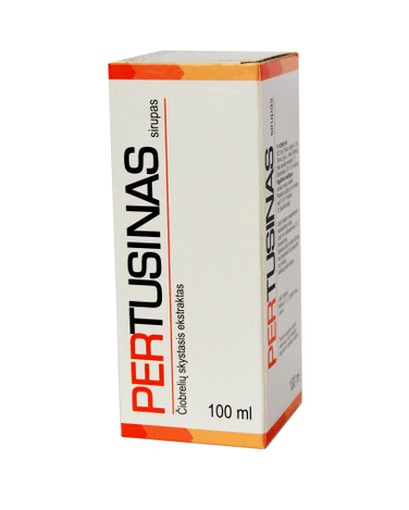 Pertusine (Pertussinum) Syrup, 100 ml - Liquid Extract Of Thyme - Maple Wellness Supplements