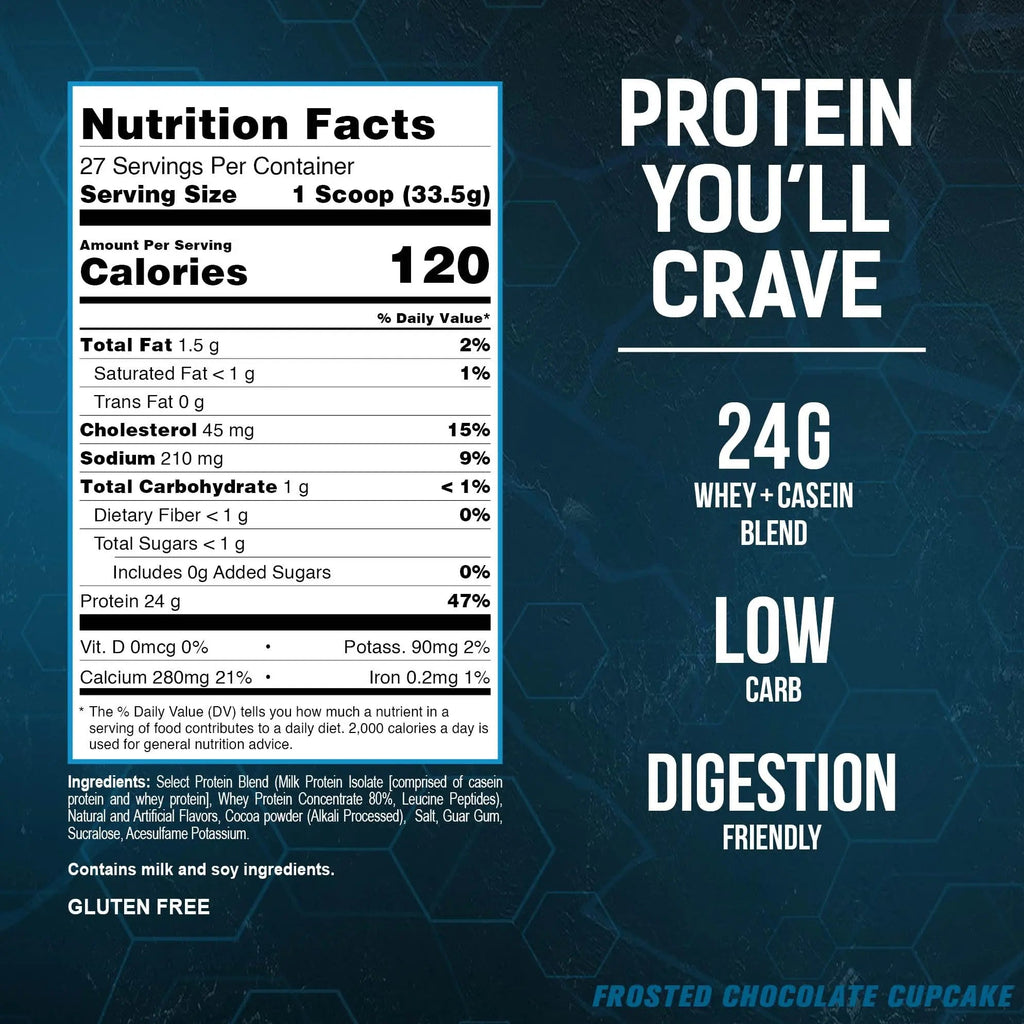 PEScience Select Low Carb Protein Powder, Chocolate Cupcake, 27 Serving, Keto - TrustMedUSA