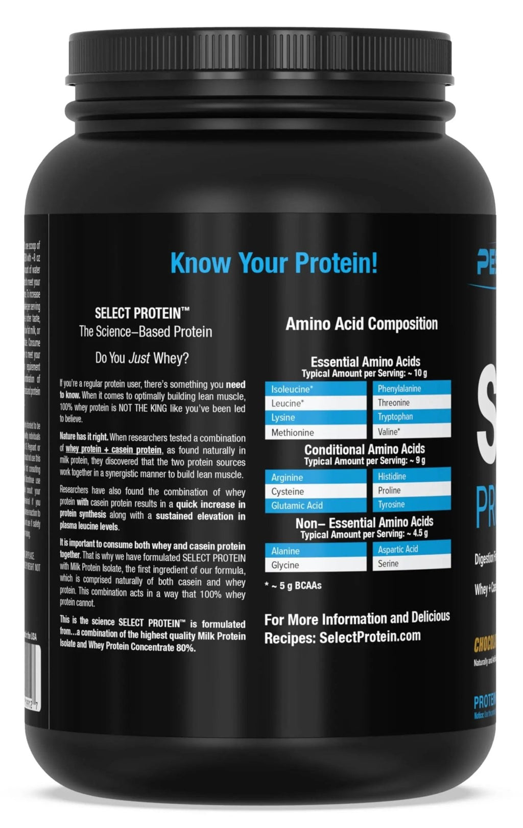 PEScience Select Low Carb Protein Powder, Chocolate Peanut Butter Cup, 27 Serving - TrustMedUSA