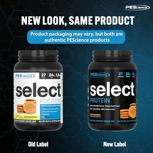PEScience Select Low Carb Protein Powder, Snickerdoodle, 27 Serving, Keto Friendly - TrustMedUSA