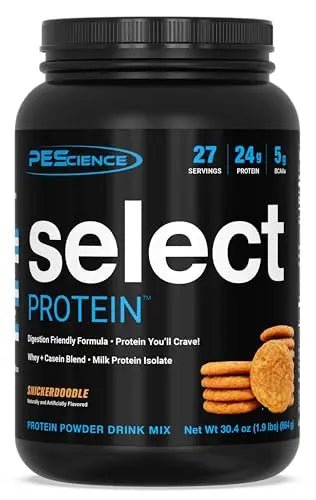 PEScience Select Low Carb Protein Powder, Snickerdoodle, 27 Serving, Keto Friendly - TrustMedUSA